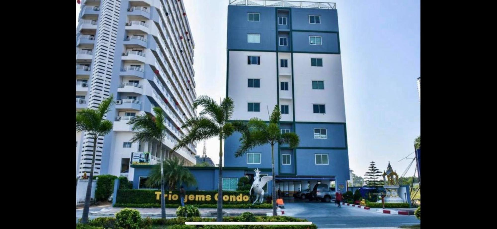 Trio Gems Condo, Pattaya Thailand Pantai Jomtien Bagian luar foto